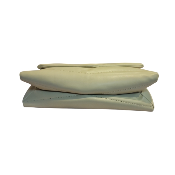 Steve Madden Bparker Oatmilk Cream Quilted Shoulder Bag With Change Wallet - Picture 11 of 15